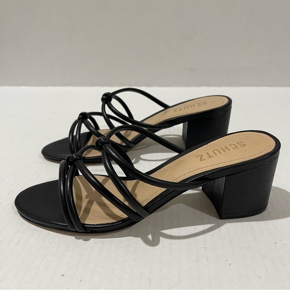 SCHUTZ Black Strappy Heels - Picture 9 of 9